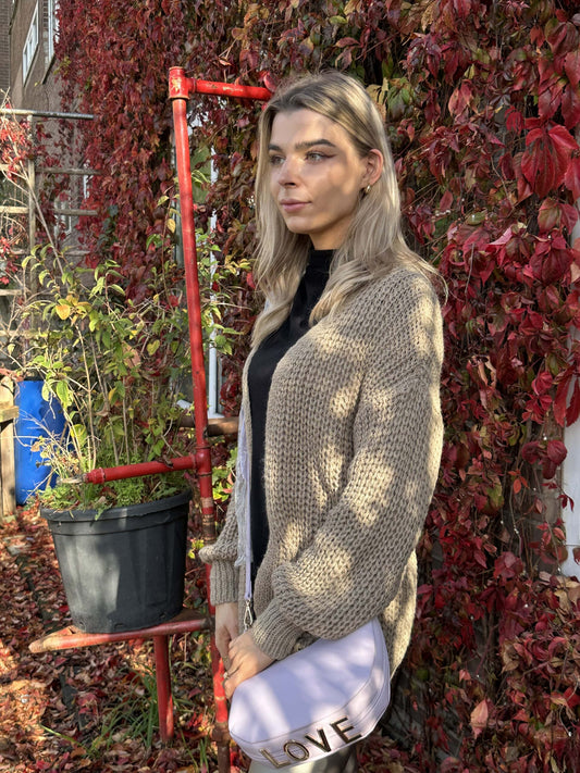 Lambskin leather bag