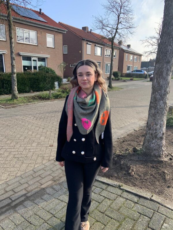 Sjaals colorful met smiley - Afbeelding 3