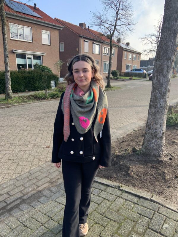 Sjaals colorful met smiley - Afbeelding 2