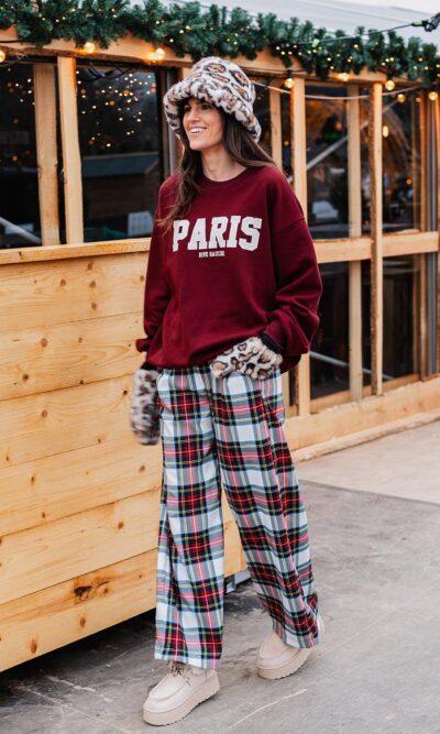 Sweater burgundy paris