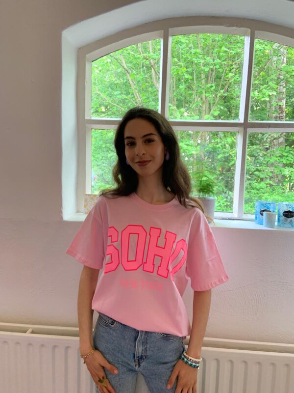 Soho roze T-shirts