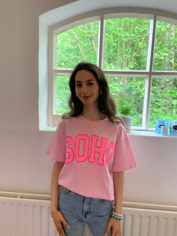 Soho roze T-shirts - Afbeelding 2