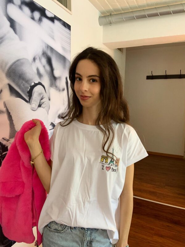 T-shirts Love Paris - Afbeelding 2