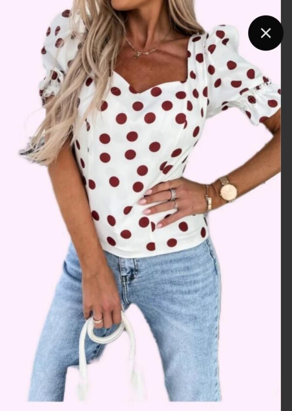 Polka dot top
