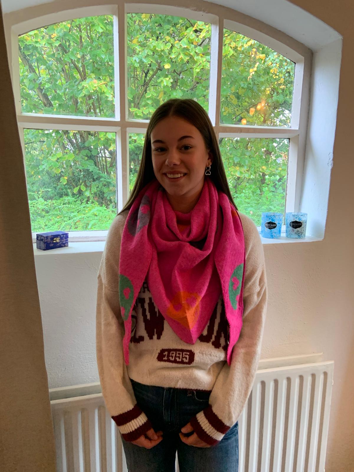 Smiley driehoek sjaals