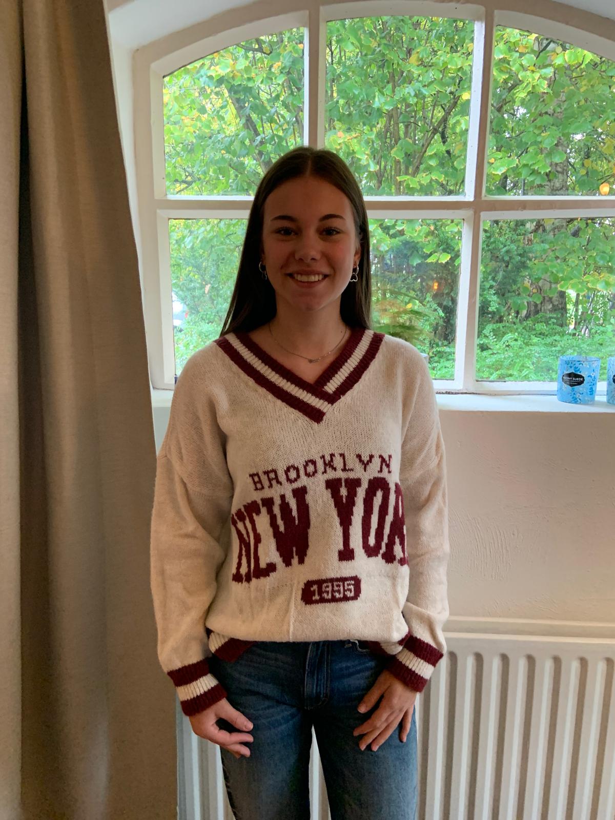 New-York gebreide trui