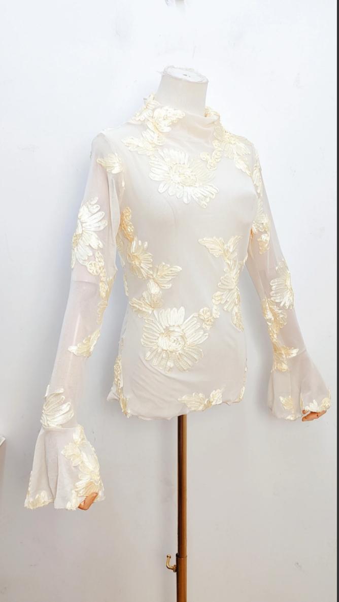 Flower lace top - Afbeelding 2