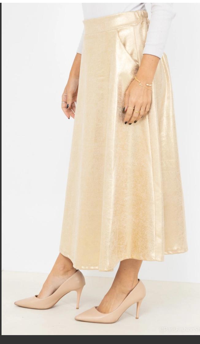 Rok goudkleurig - Afbeelding 2