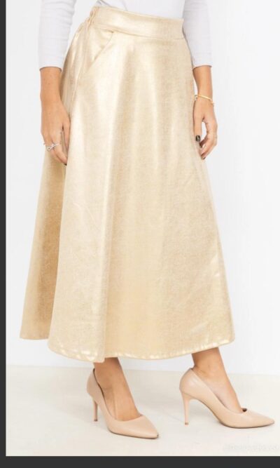 Rok goudkleurig