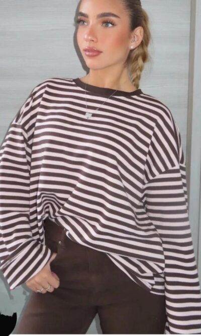 Gestreepte longsleeve