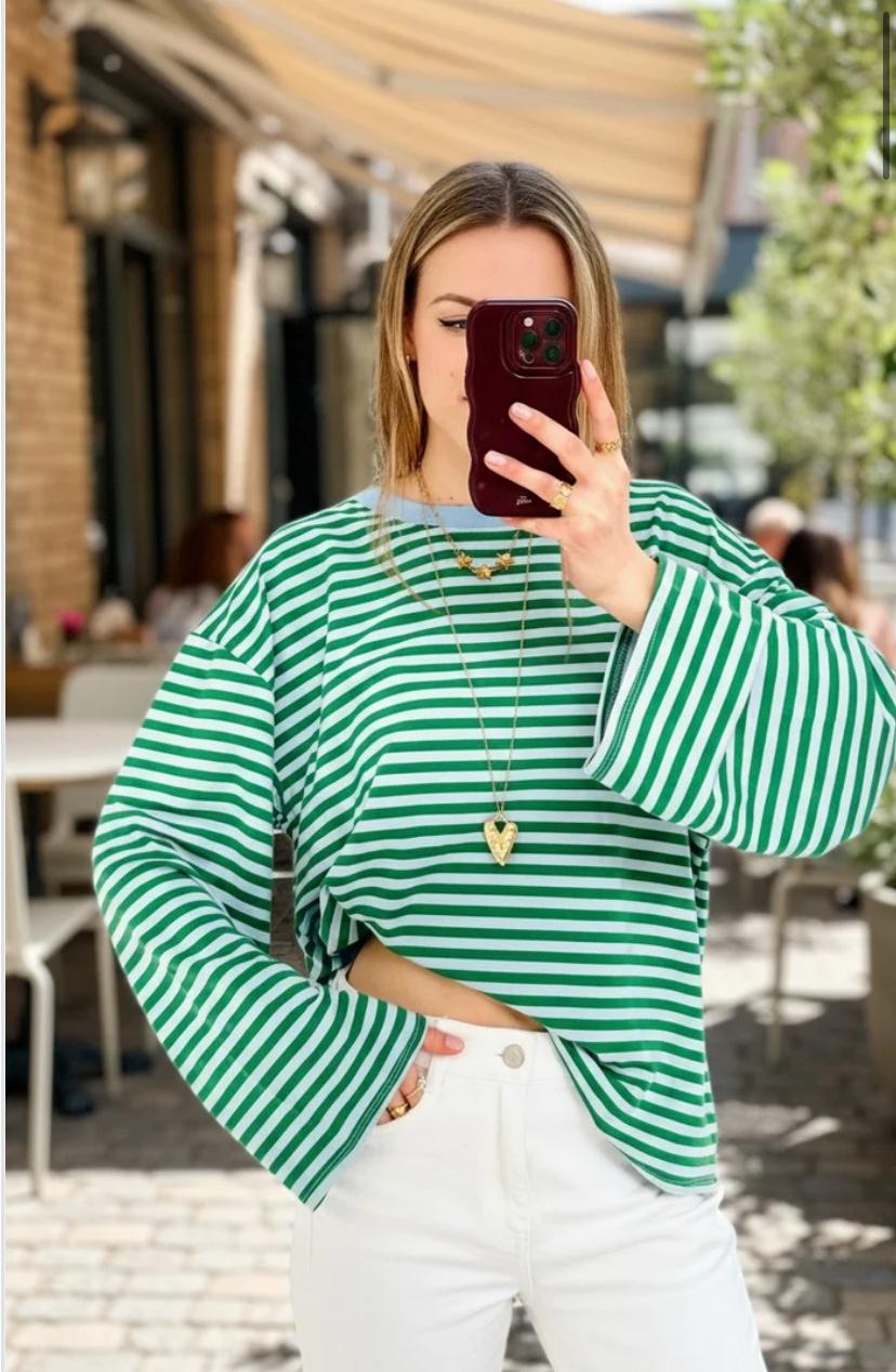 Gestreepte longsleeve